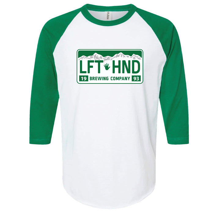 License Plate Baseball Shirt