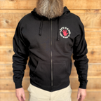 Left Hand Brewing Black Zip-up Hoodie